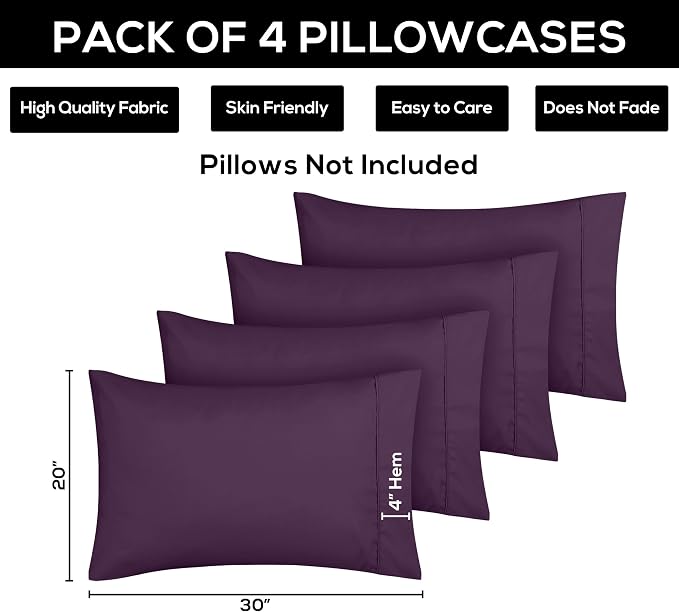 Utopia Bedding Queen Pillow Cases - Image 3
