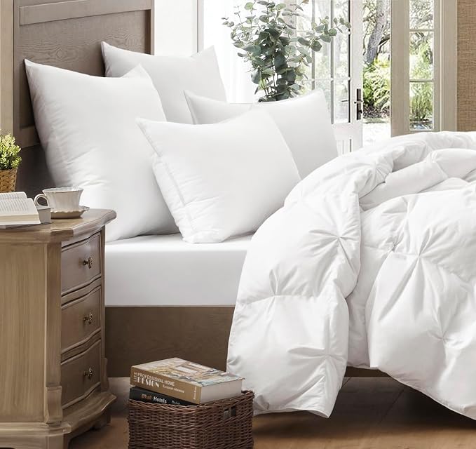 puredown® Goose Feathers and Down White Pillows - Image 8
