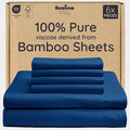Bambaw Queen Sheet Set 6pcs – 100% Viscose Derived from Bamboo Bed Sheets Queen by Bambaw