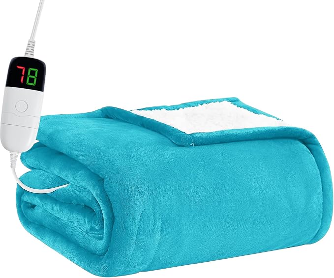 BOMOVA Heated Electric Throw Blanket by BOMOVA