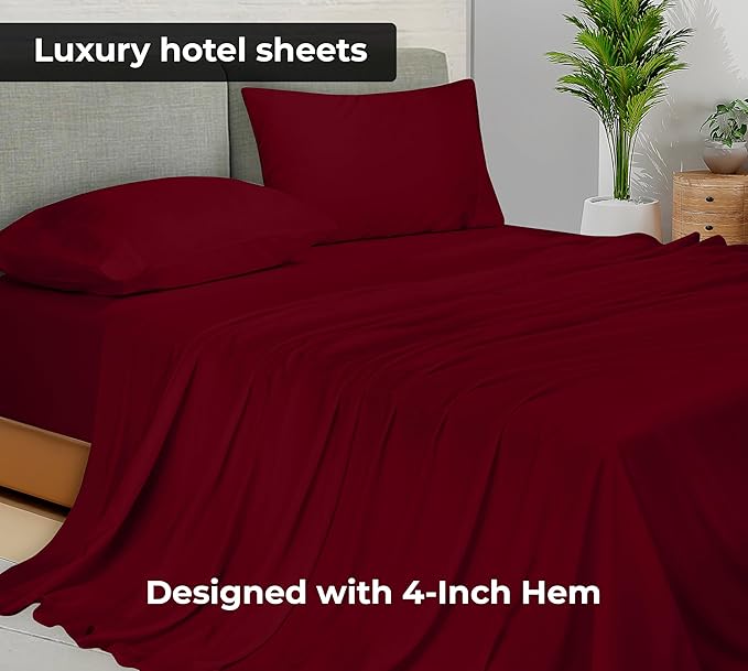Royale Linens Full Flat Sheet - Image 2