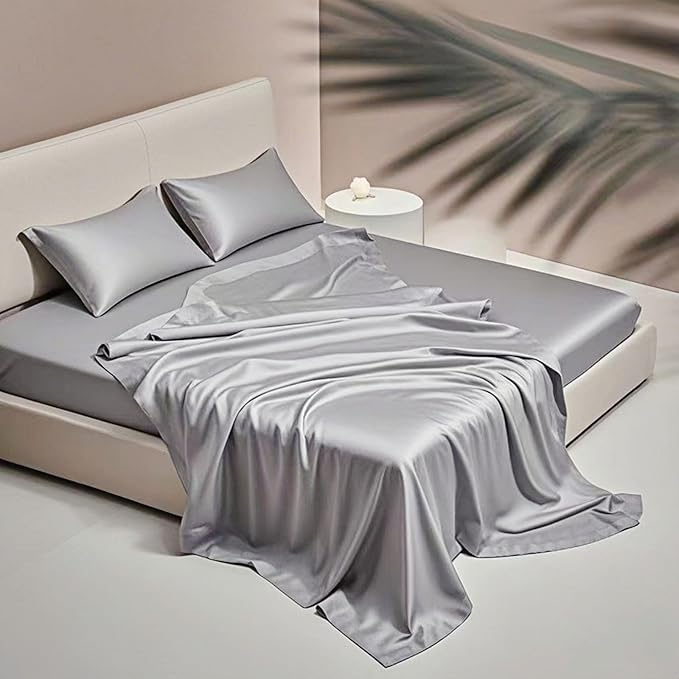 Full Size Flat Sheet Only, Soft 300 Thread Count 100% Cotton Sheets, Cooling & - Image 2