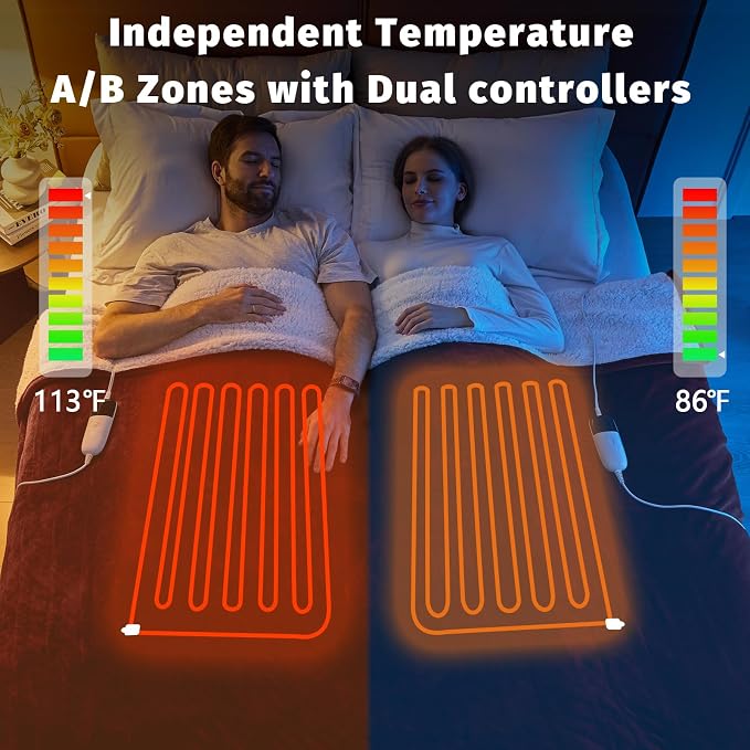 Heated Electric Blanket Queen Size - Image 2