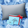 Ice Cooling Pillowcase for Hot Sleepers, Instantly Cool, Stays Cold All Night by Rifens