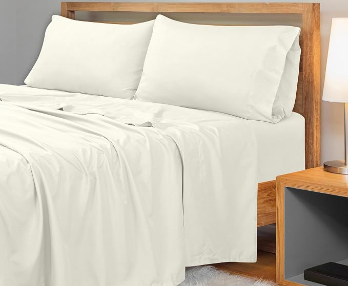 Royale Linens 300 Thread Count 100% Long Staple Combed Cotton Flat Sheet - Image 6