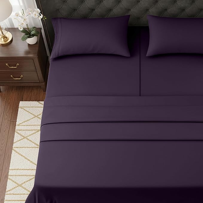 Elegant Comfort Luxurious 1500 Premium Hotel Quality Microfiber Three Line - Image 5