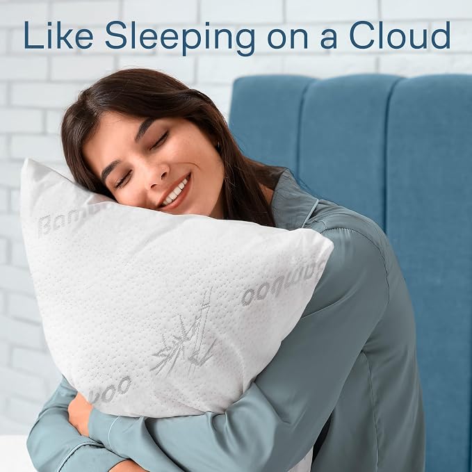 100% Waterproof Pillow Protectors Standard 20x26 Pair Zippered Pillow Case - Image 3