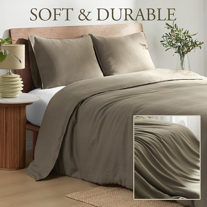 DAPU 100% Linen Duvet Cover Set - Image 3