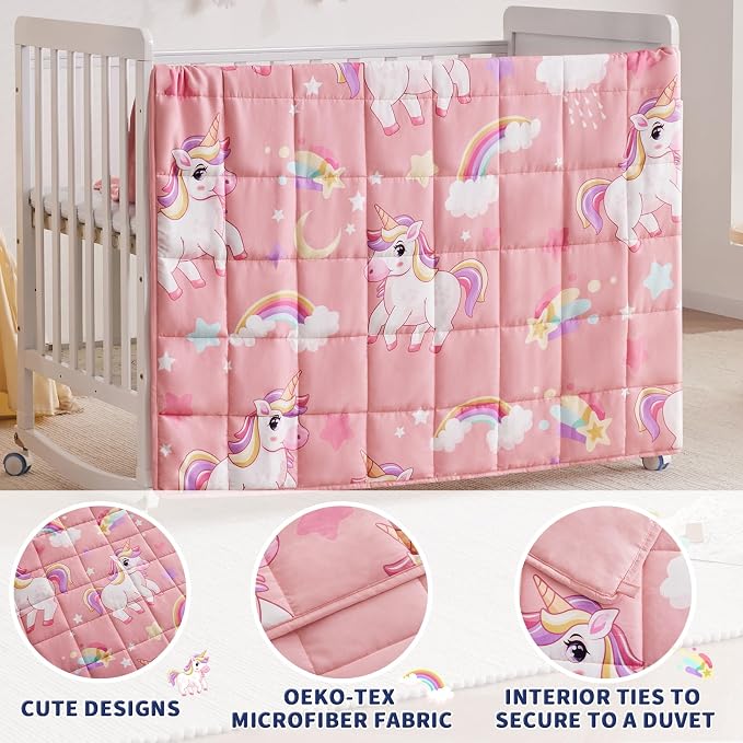 anfie Weighted Blanket Kids, Weighted Blanket Cooling Blanket - Image 5