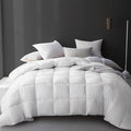 Hotel Grand Luxury White Goose Feather Down Fiber Comforter King Size, 100% by Unknown