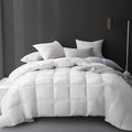 Hotel Grand Luxury White Goose Feather Down Fiber Comforter Twin Size, 100% by Unknown