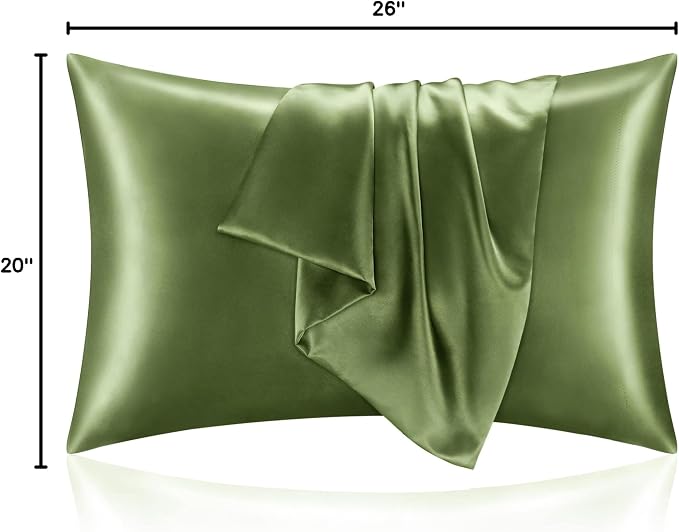 BEDELITE Satin Pillowcase for Hair and Skin, Super Soft and Cooling Similar to - Image 9