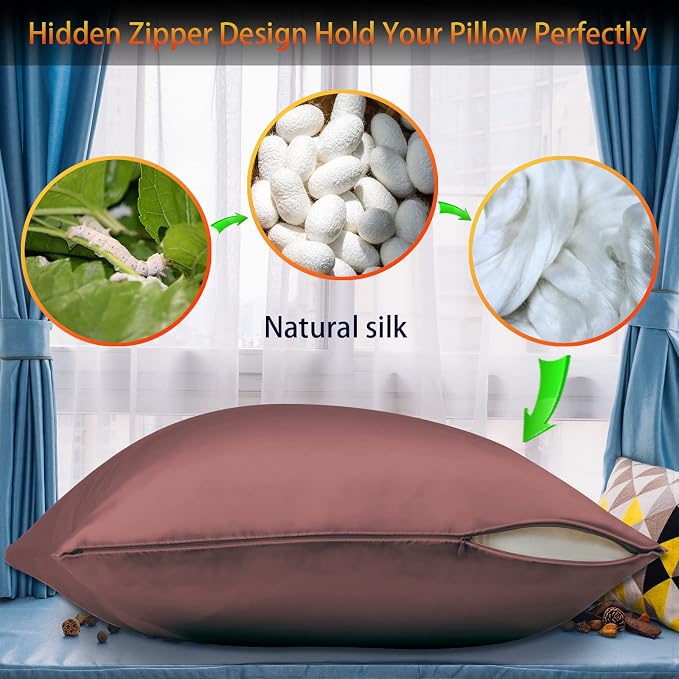 Mulberry Silk Pillowcase 2 Pack - Image 5