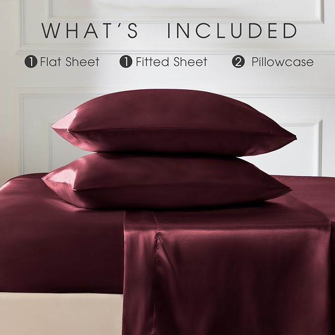FreshCulture Satin Sheets King Size - Image 3
