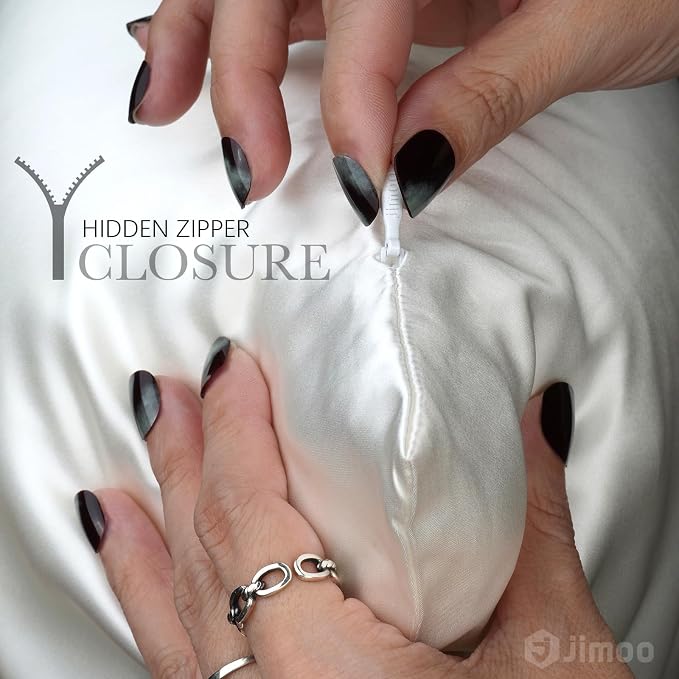 100% Mulberry Silk Pillowcase for Hair and Skin, 22 Momme Pure Natural Silk - Image 6