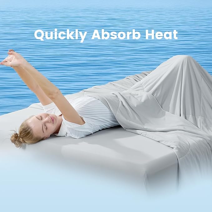 Cozy Bliss Cooling Comforter Queen Size, Cooling Blankets - Image 8