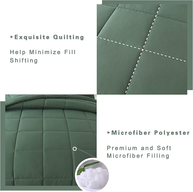 DOWNCOOL King Size Comforter Set -All Season Bedding Comforters Sets - Image 4