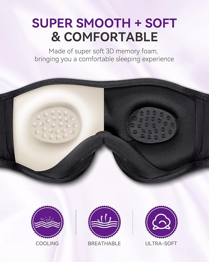 MUSICOZY 3D Bluetooth Sleep Mask - Image 3