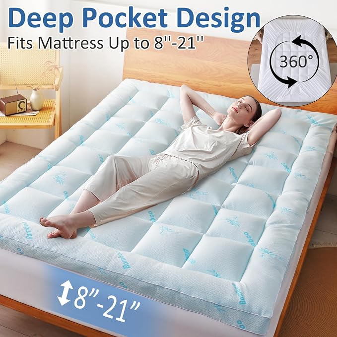 Favorland Mattress Topper Full Size - Image 3
