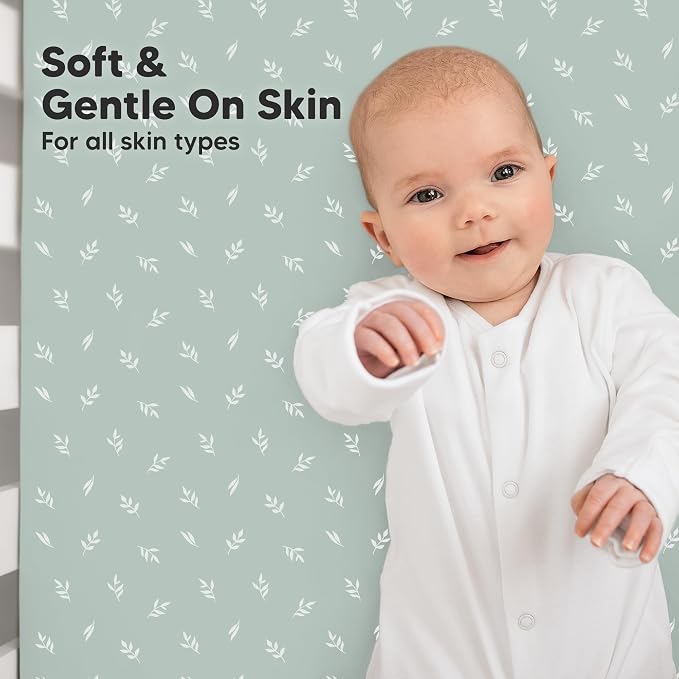 KeaBabies 2-Pack Organic Crib Sheets - Image 4