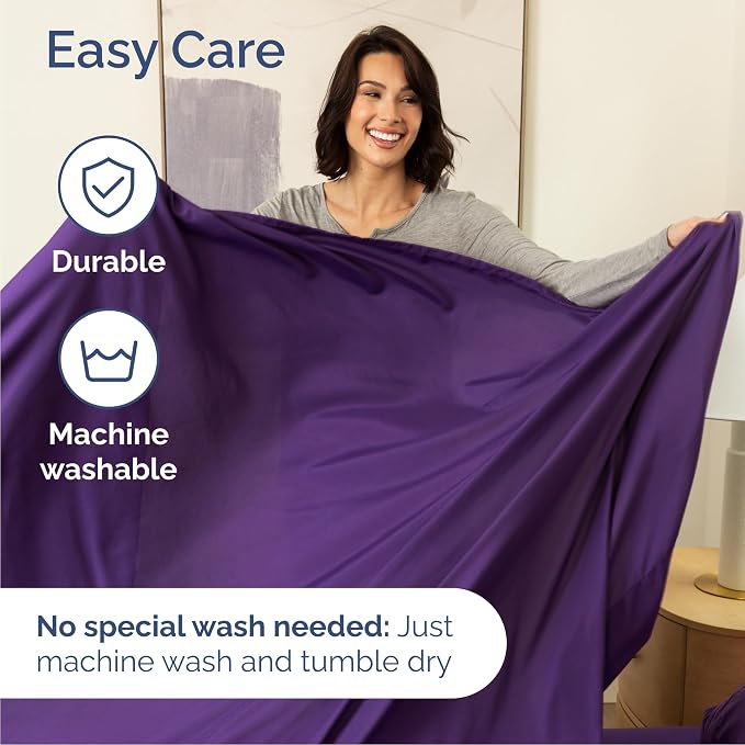 Queen Size 4 Piece Sheet Set - Image 7