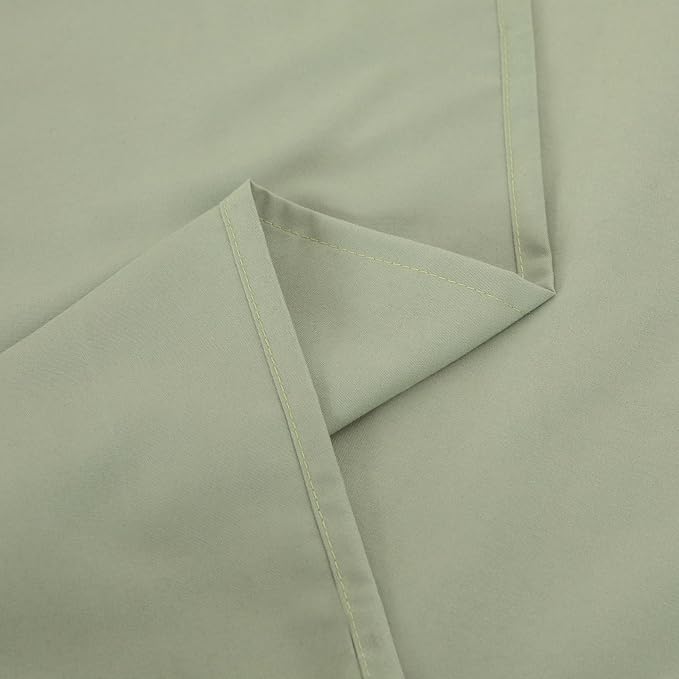 Twin Flat Sheet Only，66x96Inch Sage Green - Image 7