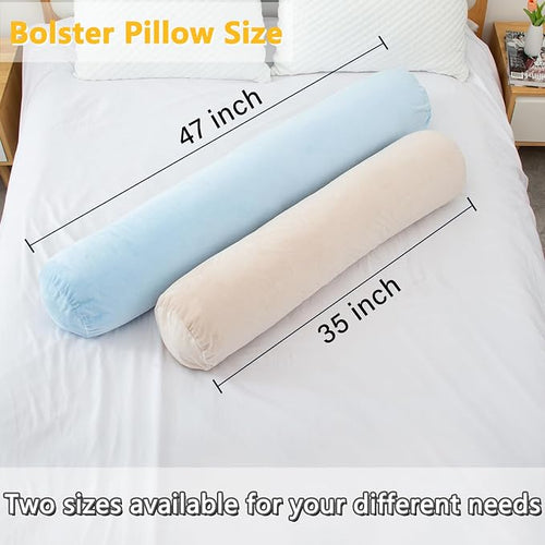 1 MIDDLE ONE Bolster Pillow for Bed, Long Round Body Pillow for Adults - Image 2