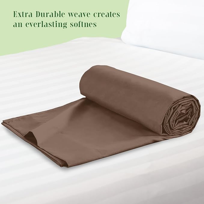 Elegant Comfort Premium Hotel Quality 1-Piece Flat Sheet, Luxury & Softest 1500 - Image 3