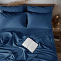LBRO2M 100% Pure Linen Sheet Set Deep Pocket Up to 16" Bed Sheets Sets by LBRO2MBedding