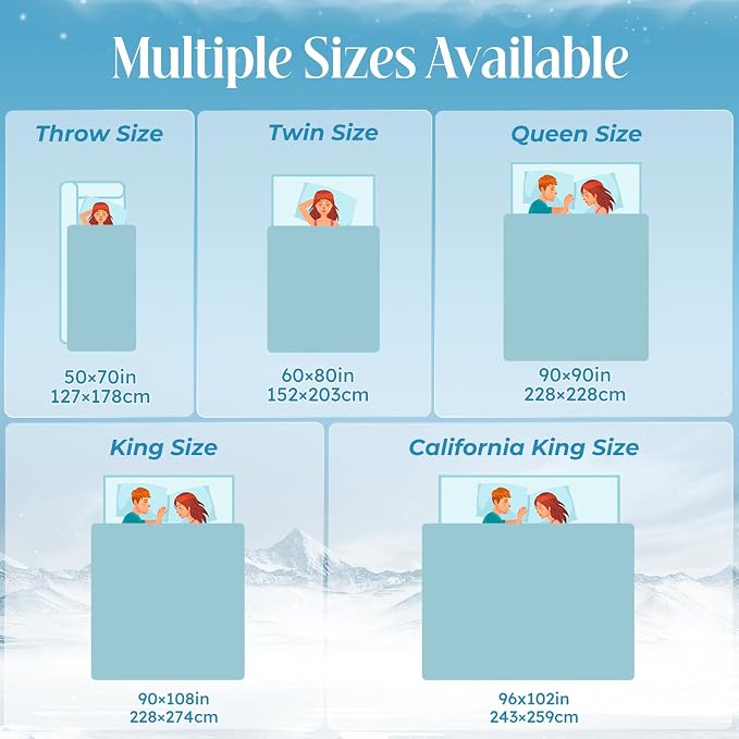 OIGAE Cooling Blanket for Hot Sleepers - Image 6