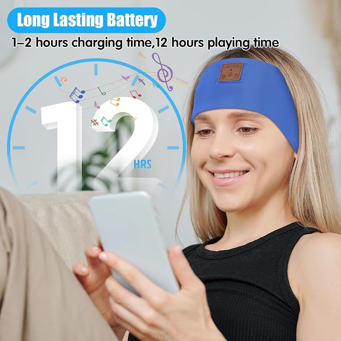 Bluetooth Sleeping Headphones, Headband Headphones - Image 3