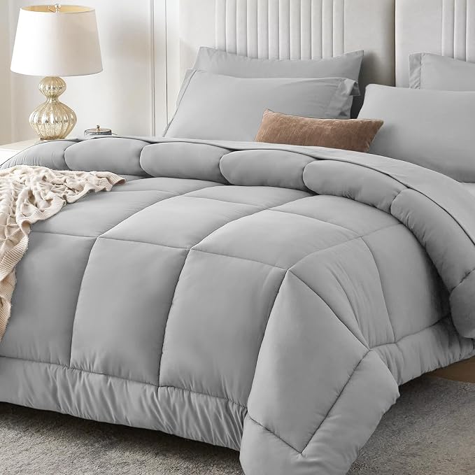 Sasttie Twin XL Comforter Set, 5 Pieces Twin XL Bed in a Bag, Complete Bedding by SASTTIE