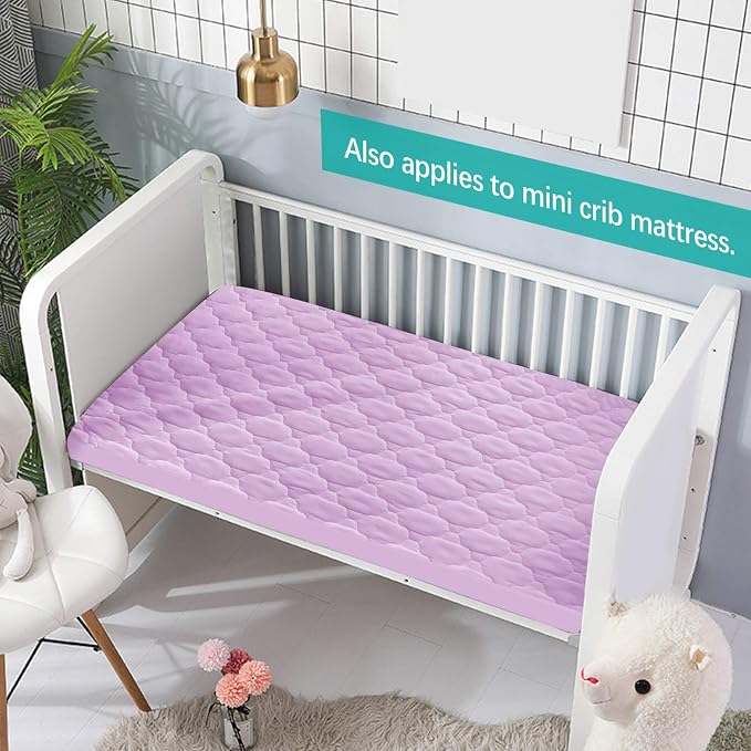 Biloban Waterproof Sheet for Pack n Play Quilted, Playard Sheet Protector - Image 5