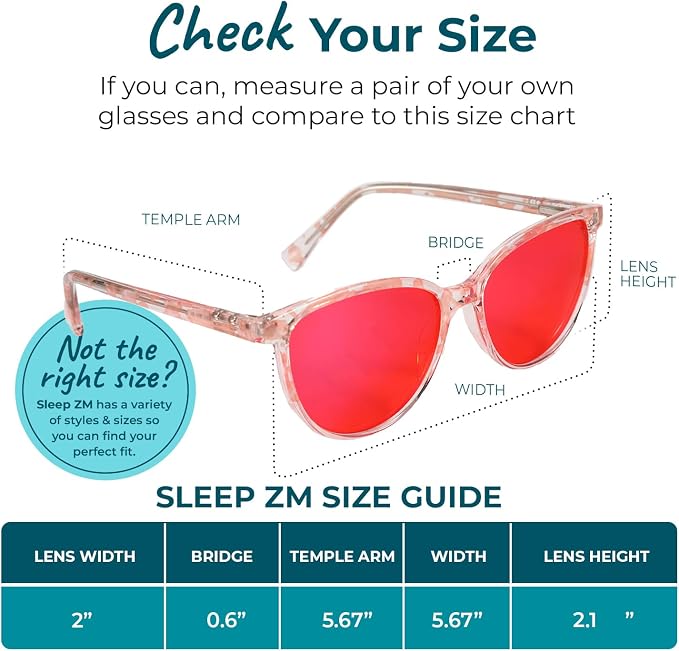 Sleep ZM Blue Light Blocking & Light Sensitivity Glasses - Image 4