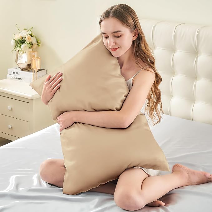 INFIIXSO Mulberry Silk Pillow Case King Size, Silk Pillowcase - Image 3