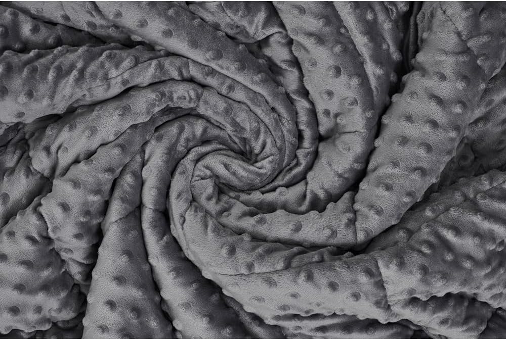 TONGDADA Minky Weighted Blanket | 40''x60'', 10lbs | Cozy and Soft Minky - Image 6