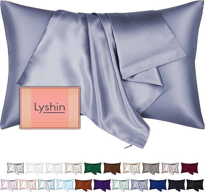 Silk Pillow Cases Standard Size by LYSHINSILKPILLOWCASES