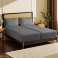LBRO2M Split King Sheet Sets for Adjustable Bed 1000 Thread Count 100% Egyptian by LBRO2MBedding
