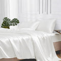 MR&HM Satin Bed Sheets, Full Size Sheets Set by MRHM