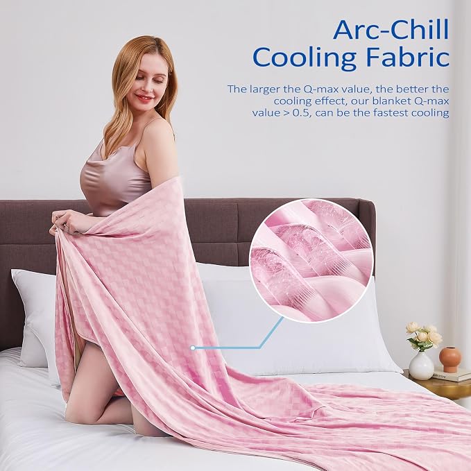 Topcee Cooling Blanket, Summer Cooling Blankets - Image 3