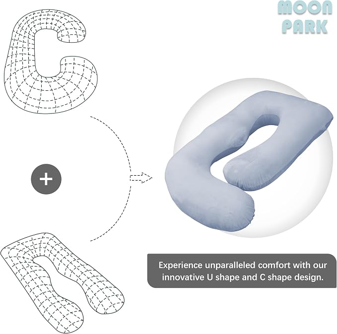 MOON PARK Pregnancy Pillows for Sleeping - Image 5