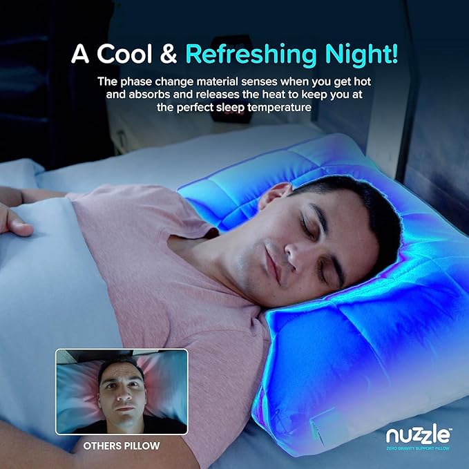 Nuzzle King Size Pillows Set of 4 Cooling Adjustable Pillows - Image 2