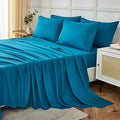 ILAVANDE Teal King Size Sheets Set 6 Piece, Hotel Luxury Super Soft 1800 Series by ILAVANDEforYourBedHome