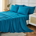 ILAVANDE Teal Queen Sheets Set 6 Piece, Hotel Luxury Super Soft 1800 Series by ILAVANDEforYourBedHome