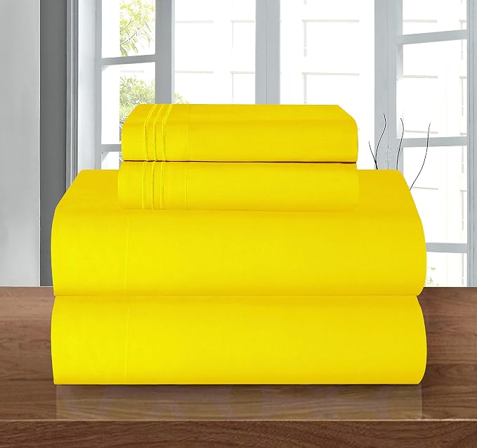 Elegant Comfort Luxury 1500 Premium Hotel Quality Microfiber 4-Piece Sheet Set - Image 2