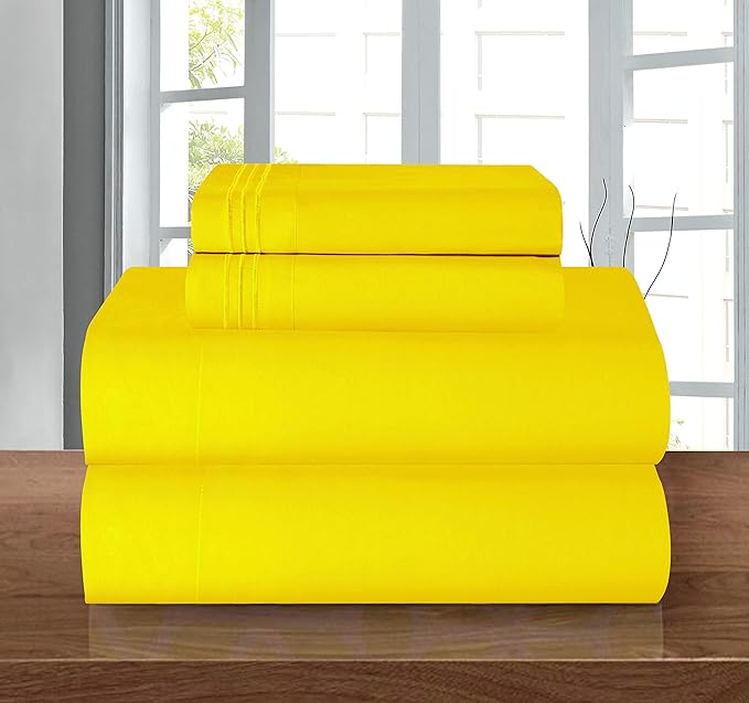 Elegant Comfort Luxury 1500 Premium Hotel Quality Microfiber 4-Piece Sheet Set - Image 2