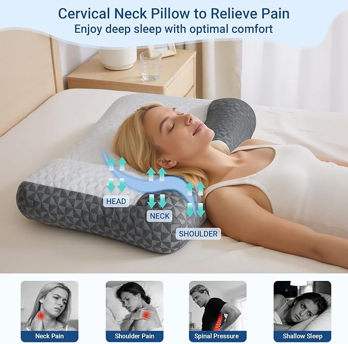 Cervical Neck Pillow for Sleeping - Image 2