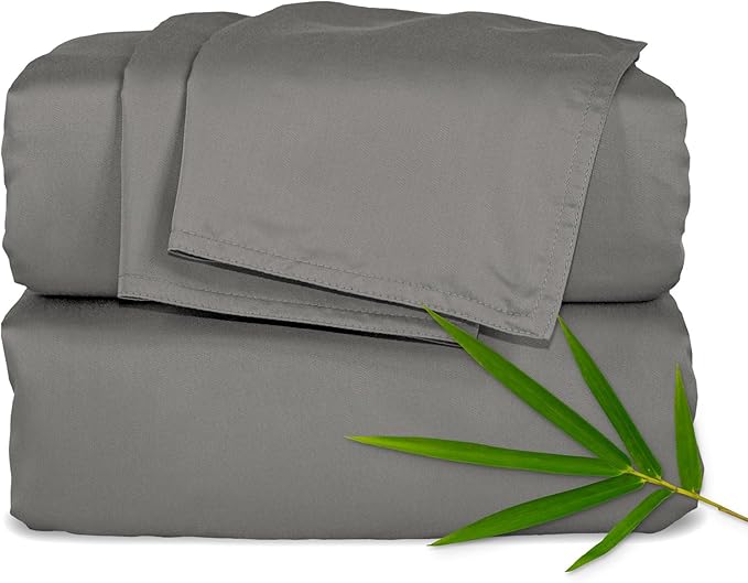 Pure Bamboo Queen Sheets, Genuine 100% Organic Viscose Derived from Bamboo Bed by PureBamboo