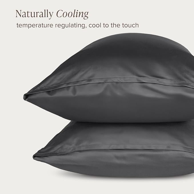 Bare Home 100% Rayon Made from Bamboo Luxury Standard Size Set of 2 Cooling - Image 6