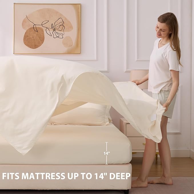 Full Comforter Set Beige - Image 6